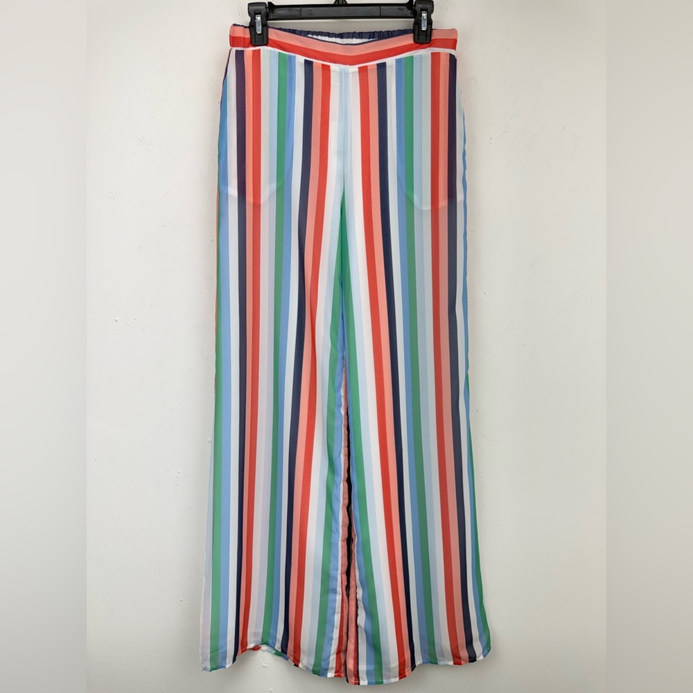 New York & Company size Small Women’s Multicolor Striped Pull On Pants NWT
